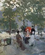 Konstantin Korovin Cafe of Paris oil painting artist